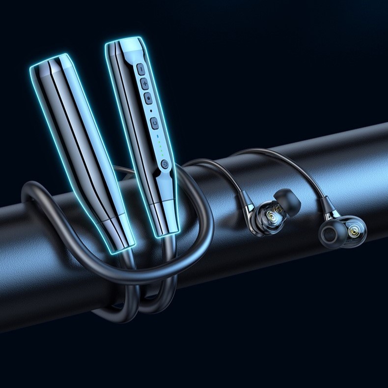 Tai nghe bluetooth không dây cao cấp A13, hệ thống 4 loa siêu khủng, Music 100h Tai nghe Bluetooth thể thao không dây