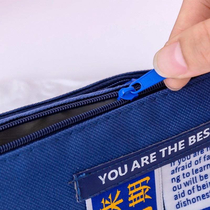 Túi Đựng Bút Bằng Vải Oxford Sức Chứa Lớn Sáng Tạo Cho Học Sinh