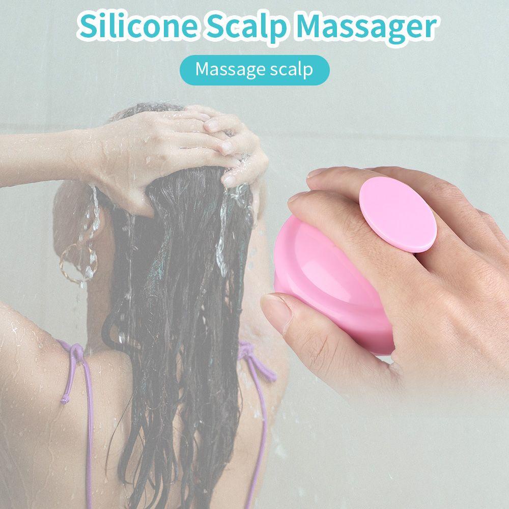 MAXG Bàn Chải Silicone Massage Da Đầu Khi Tắm