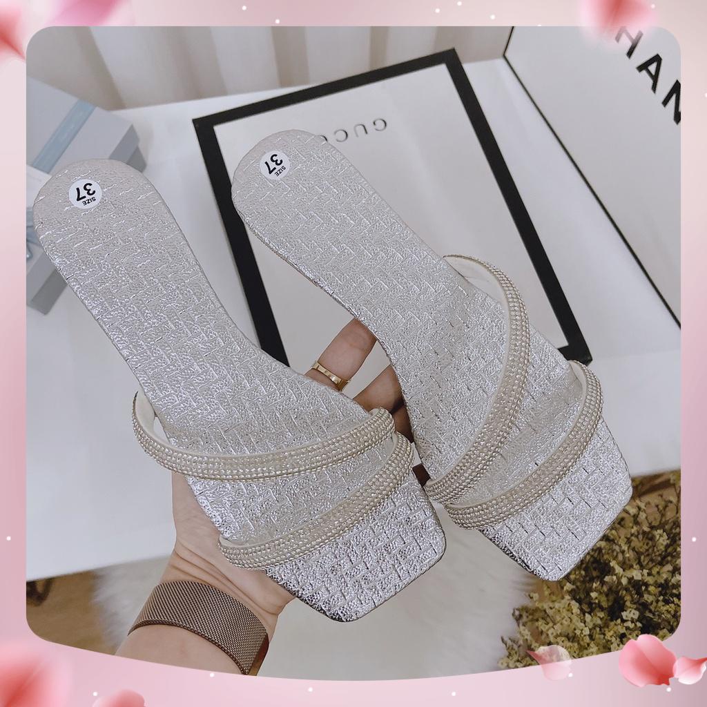 DÉP THỜI TRANG ĐÁ CHÉO SIÊU ĐẸP