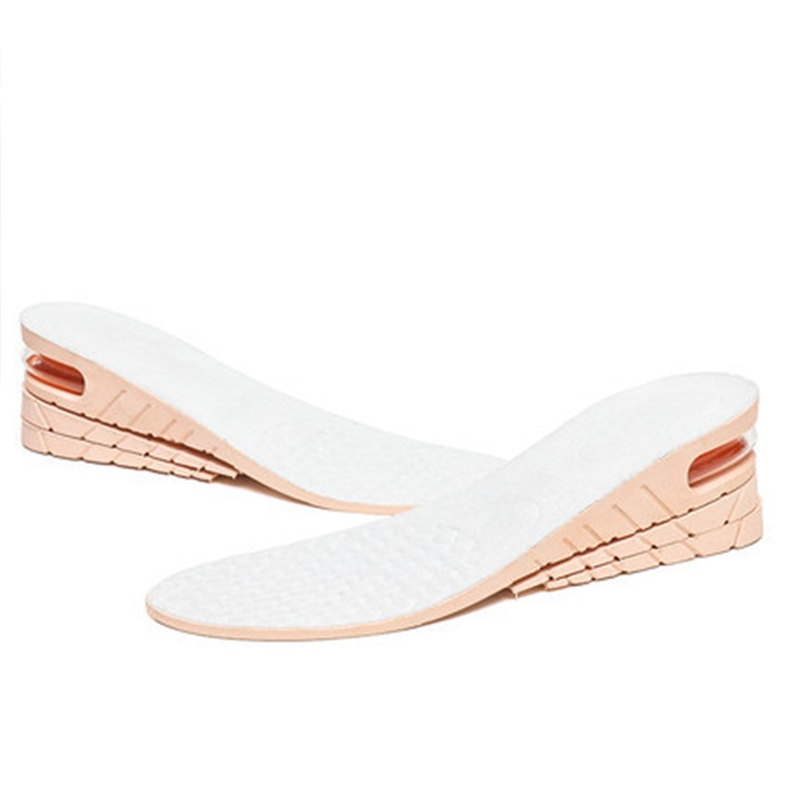 Cặp Miếng Lót Giày Độn Đế Tăng Chiều Cao Loại 3cm, 4,5cm, 6cm Đệm Khí Chất Liệu Cao Su Đặc Cao Cấp