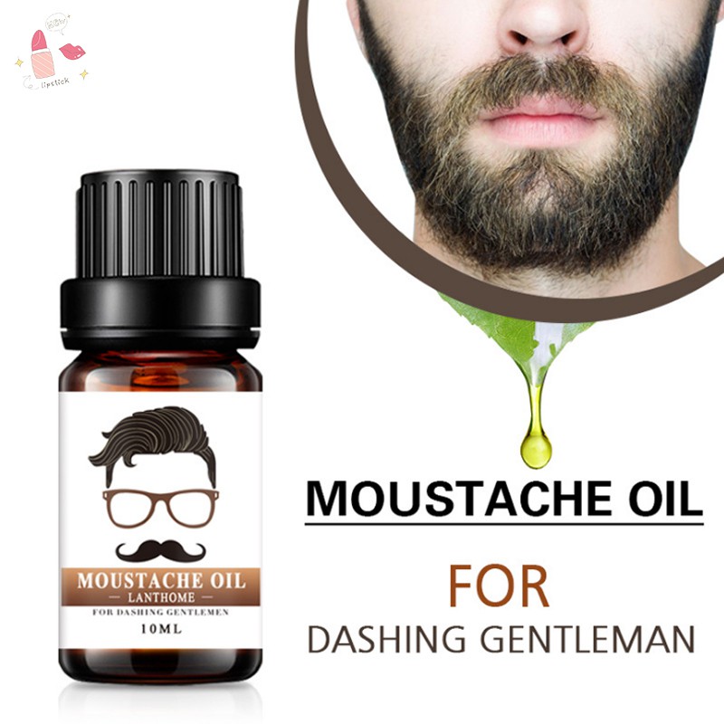 Liquid Organic Hair Growth Essence Moustache Brow Beard Oil 10ml