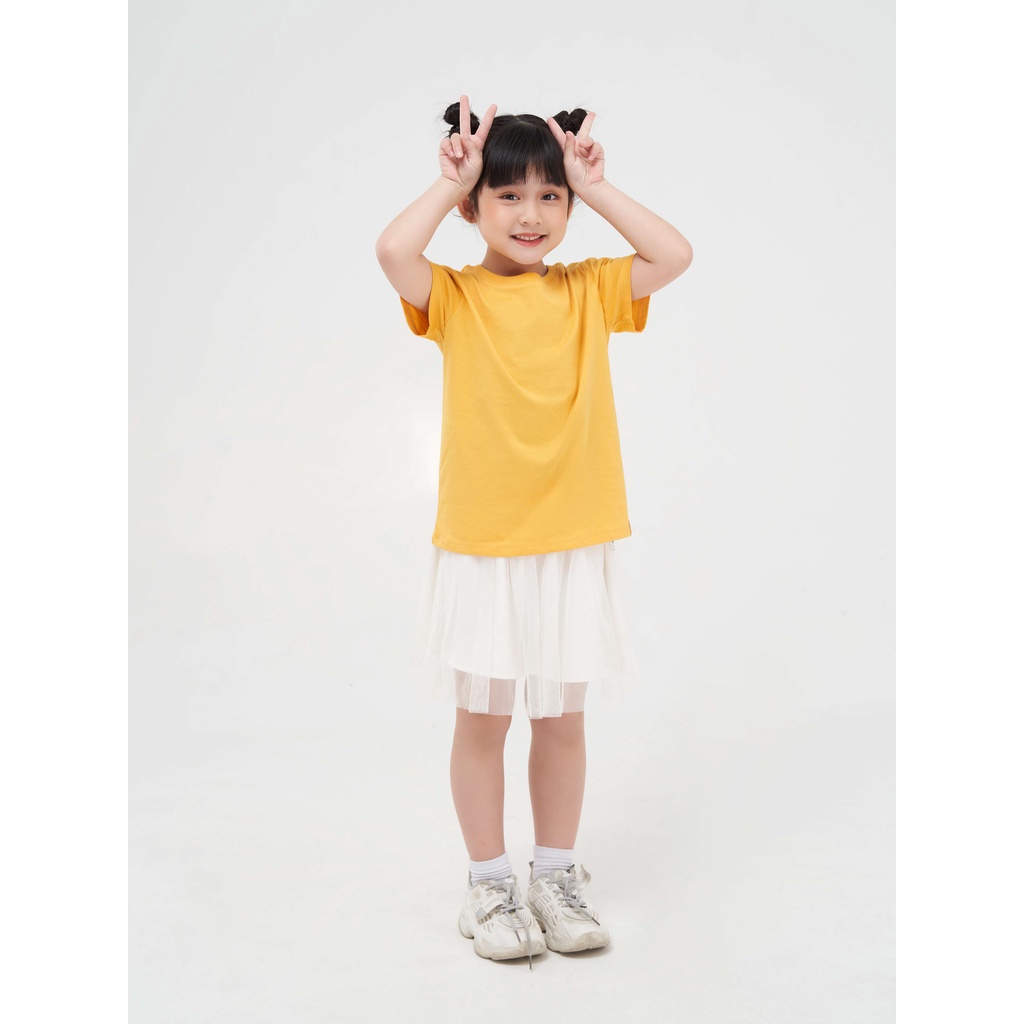 Áo thun trẻ em YODY chất cotton mềm mại, cổ tròn tay ngắn - TSK5219