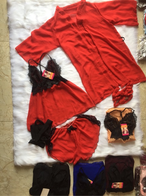 Set đồ ngủ 3 món sexy | BigBuy360 - bigbuy360.vn