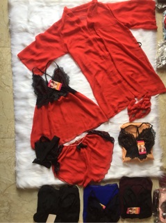 Set đồ ngủ 3 món sexy