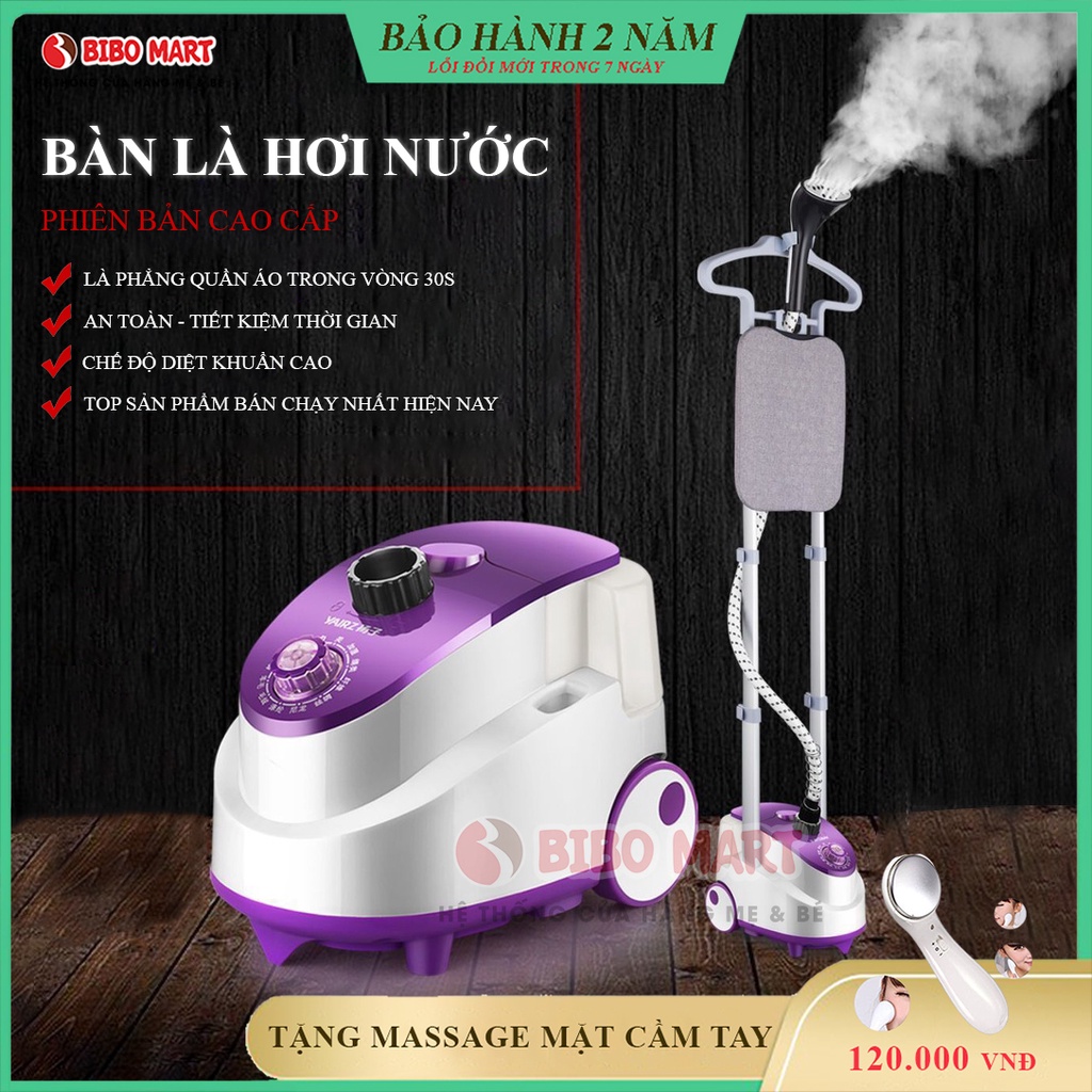 Bàn là hơi nước cây dạng đứng cao cấp công suất 1800w phù hợp với nhiều loại vải tùy chỉnh độ cao thấp Bảo hành 2 năm