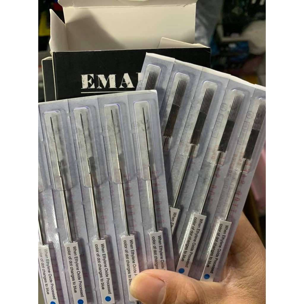 Kim xăm hình kèm ngòi bán lẻ 1 vỉ kim 5 - 5 ngòi - 96ink tattoo supply