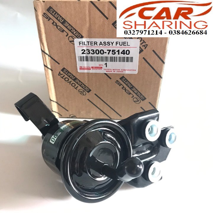 Lọc xăng có pát loại Tốt Toyota Innova, Fortuner 2009-2015; MÃ SP: 23300-75140
