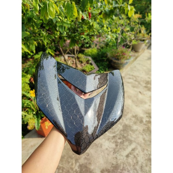 Mặt nạ Ex150 exciter150 đúc full sợi carbon