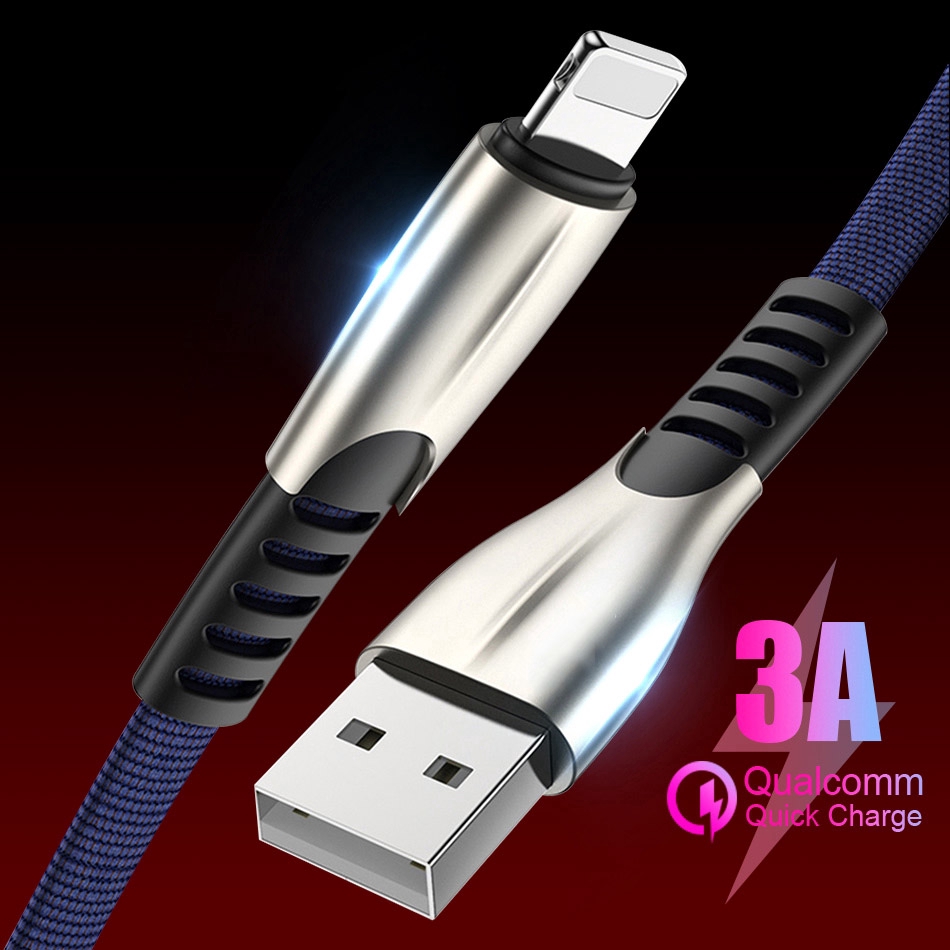 Cáp sạc truyền dữ liệu dây bện Micro USB/ Type C Android/ iOS Apple