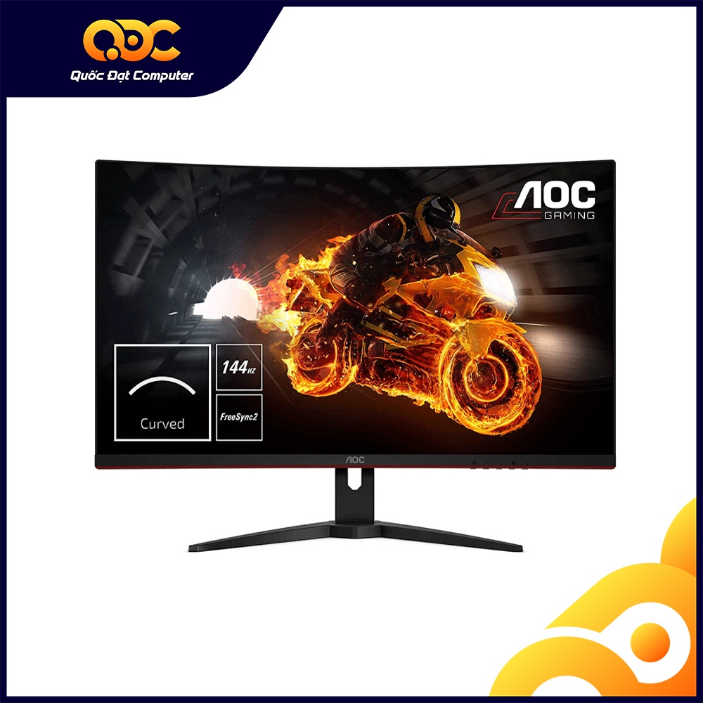 Màn hình AOC C24G1( 24 inch/VA/144Hz/1ms/250cd/m²/HDMI+DP+VGA/Free Sync)