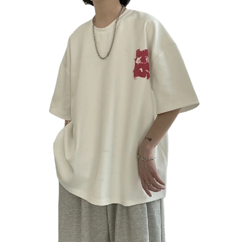 Áo Thun Tay Ngắn Dáng Rộng In Chữ Phong Cách Hip Hop Thời Trang Mùa Hè Cho Nam Và Nữ