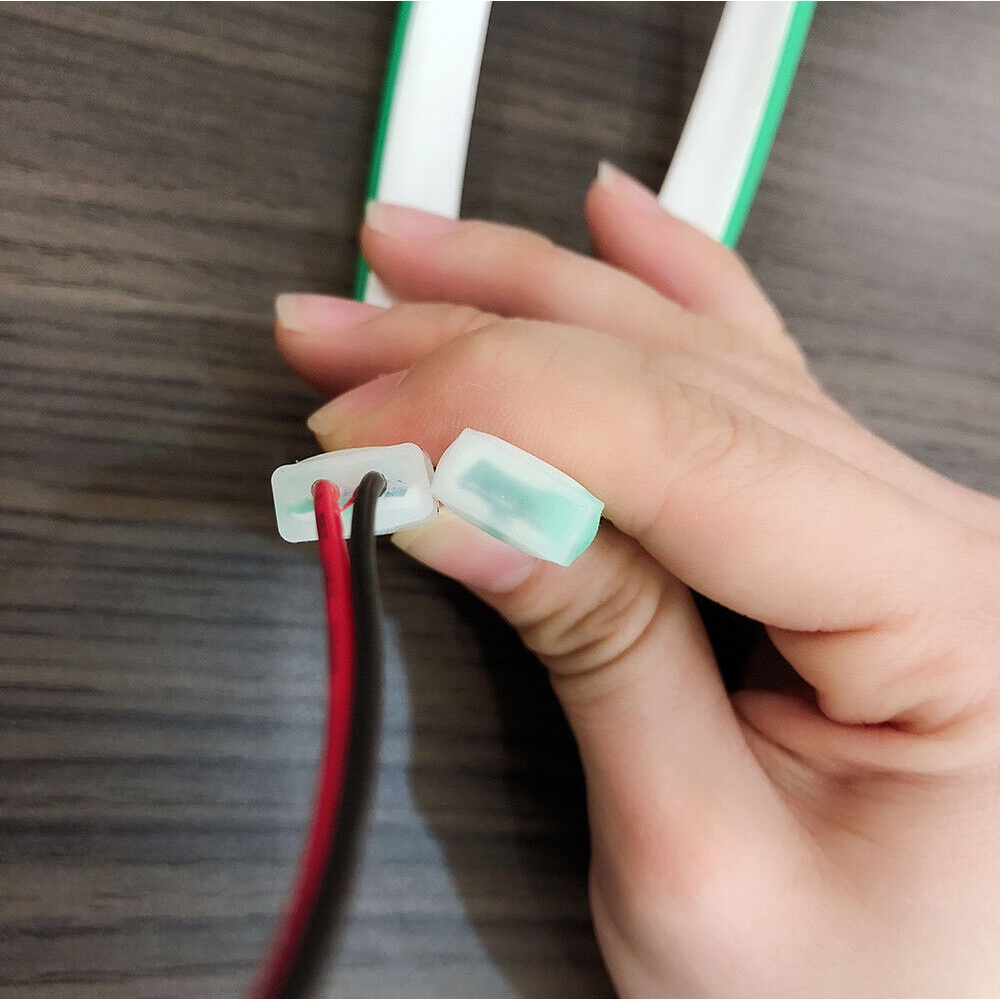 10 Nút bịt LED dây Neon 6x12mm ngoài trời có lỗ luồng dây điện và loại không lỗ