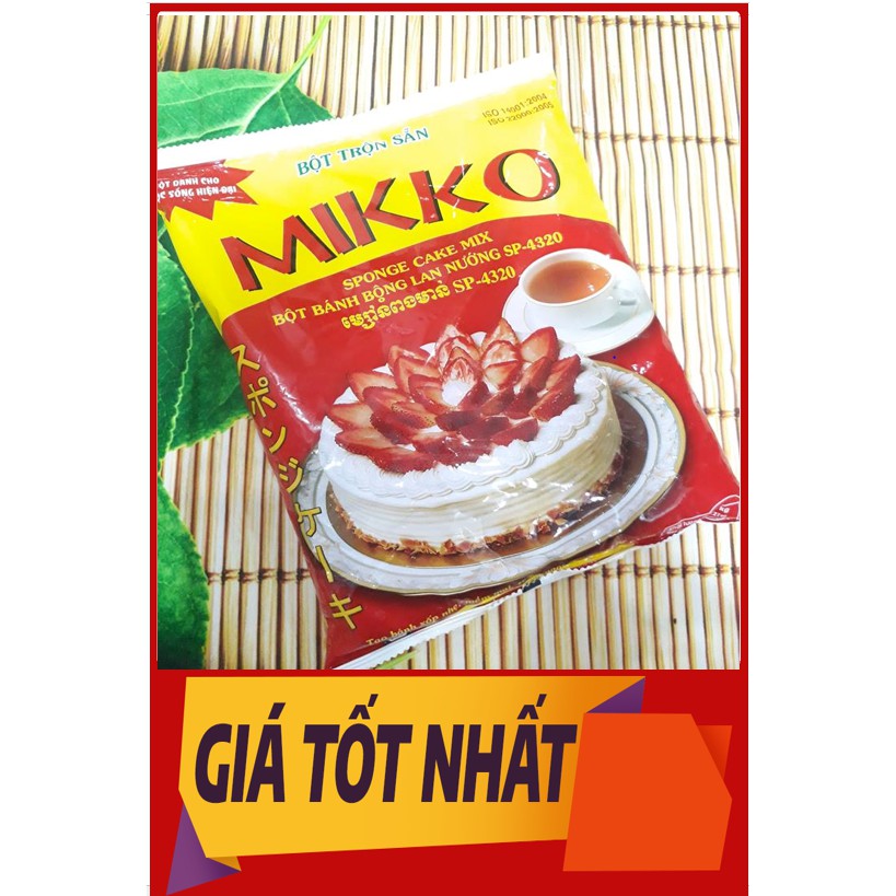 Bột bánh bông lan ⚡ HÀNG LOẠI 1 ⚡1kg bột làm bánh nướng Mikko chuyên dụng làm bánh bông lan, gato
