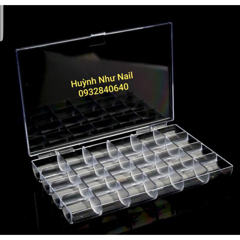 HỘP MICA 24 Ô ĐỰNG ĐÁ, PHỤ KIỆN LOẠI DÀY