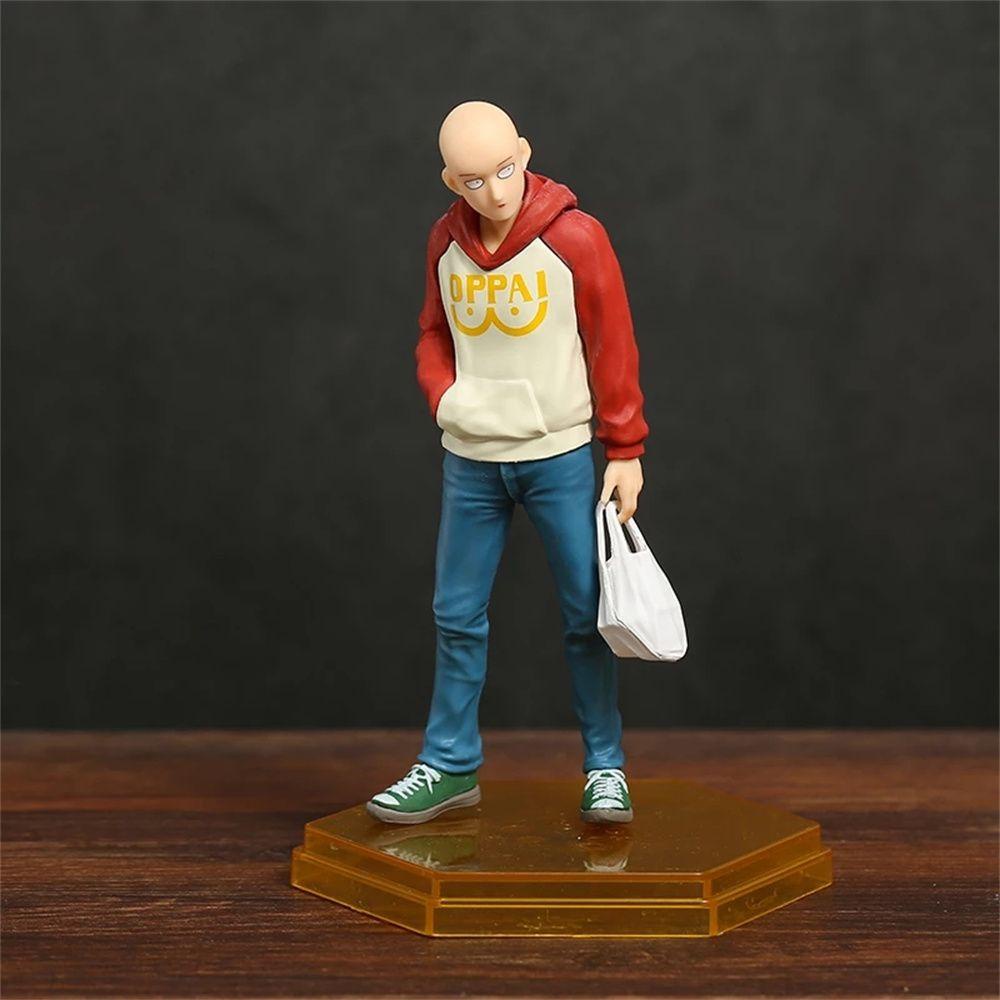 Mô Hình Nhân Vật Saitama Trong One Punch Man Bằng PVC 18CM Để Bàn Trang Trí