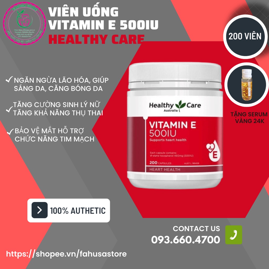 VITAMIN E HEALTHY CARE 500IU DATE 2025