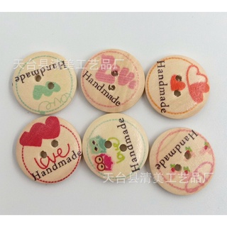 Cúc áo - Cúc nhựa trang trí Handmade - Set 4 chiếc