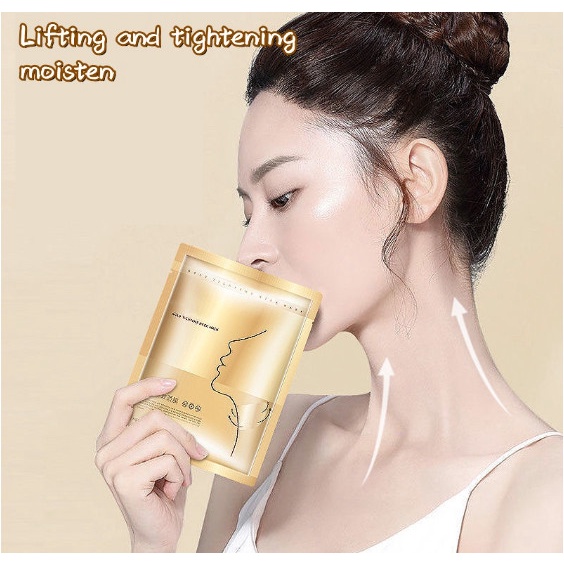 Mặt nạ cổ làm trắng, dưỡng ẩm, nâng cơ làm săn chắc da