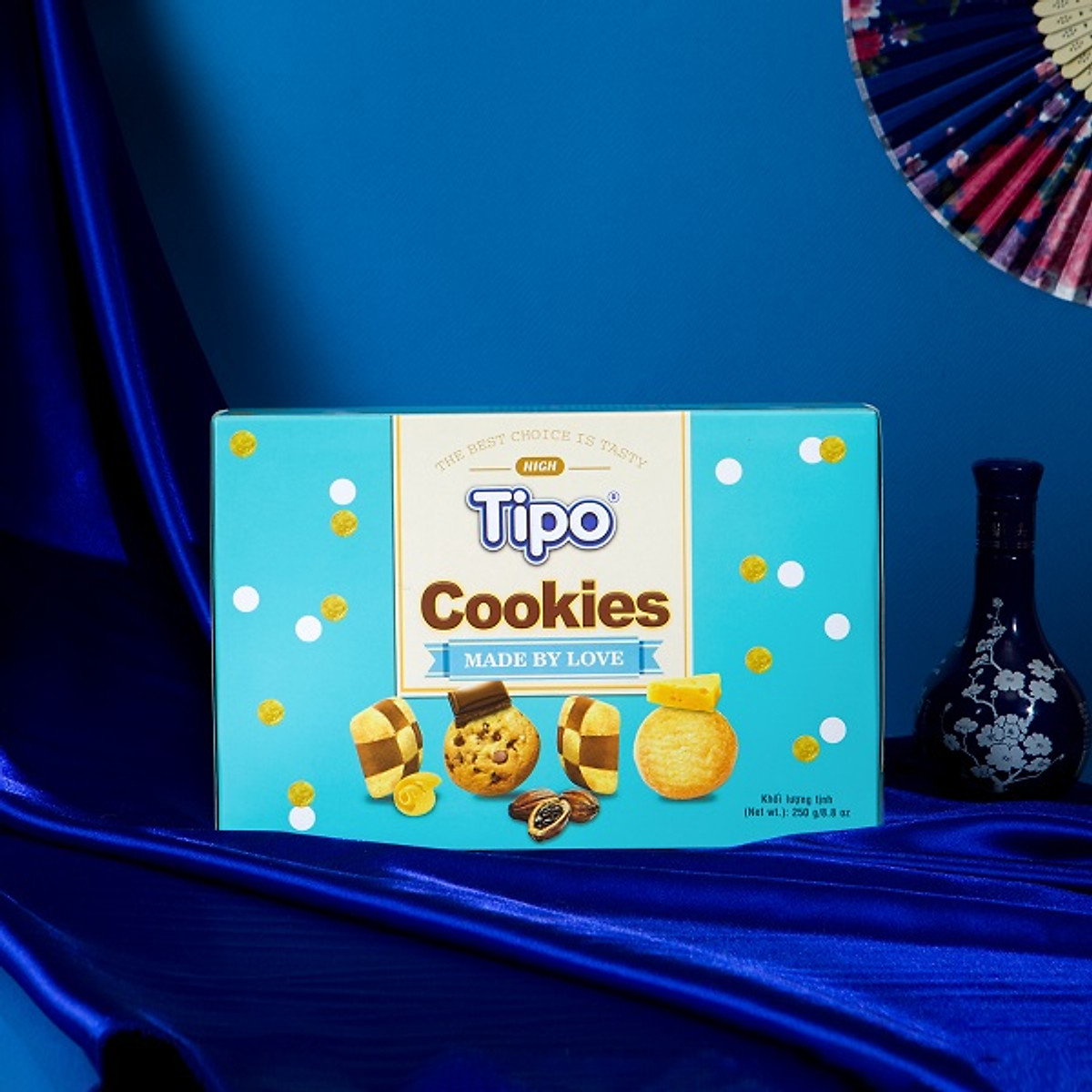 [ DATE 10/2021 ] Bánh Tipo Cookies MADE BY LOVE 250g