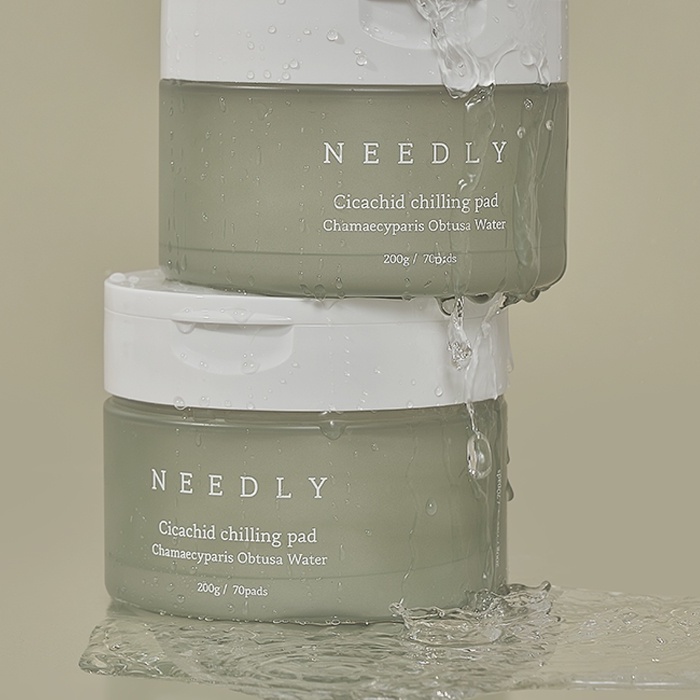 Toner dạng miếng NEEDLY Cicachid Chilling 70 Pads/200g