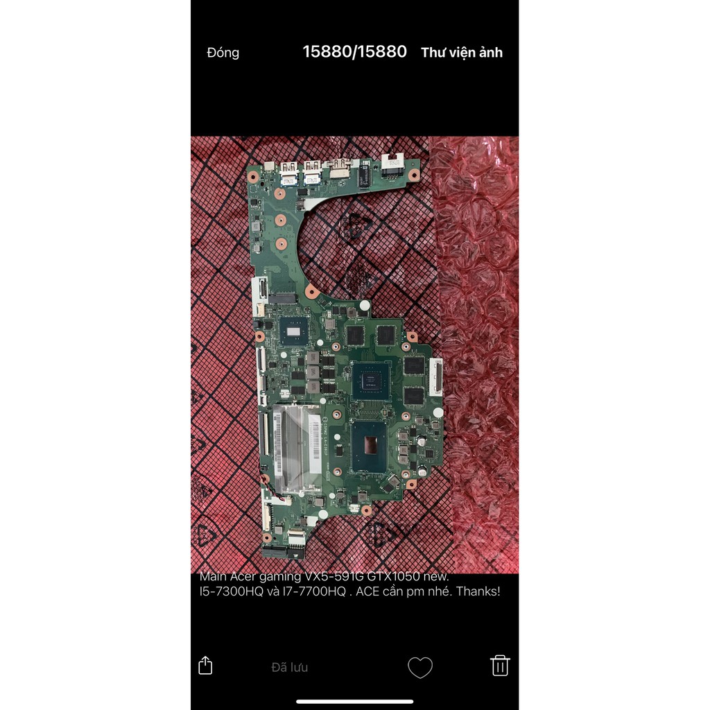 MAIN ACER VX5-591G i5-7300HQ  LA-E361P