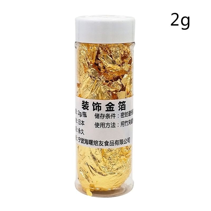 (Hàng Mới Về) Mặt Nạ Lá Vàng An Toàn 2G Trang Trí Móng Tay Diy Tại Nhà