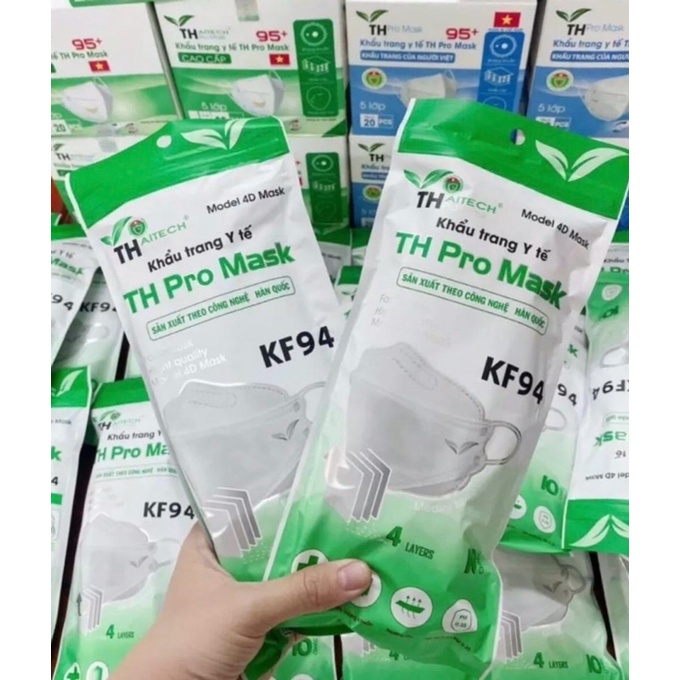 KHẨU TRANG KHÁNG KHUẨN KF94 CHỐNG BỤI MỊN KF94
