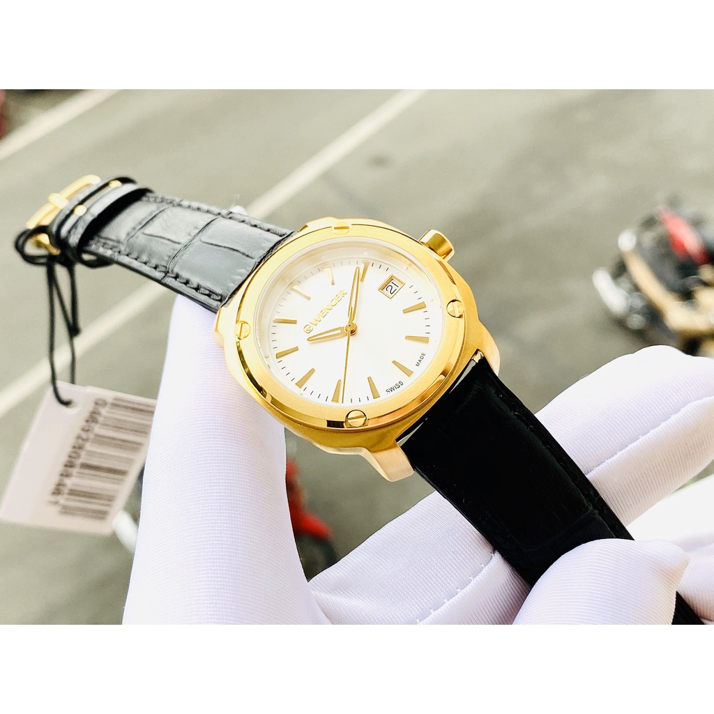 Đồng hồ nữ dây da Wenger Edge Index Quartz Swiss Made thumbnail