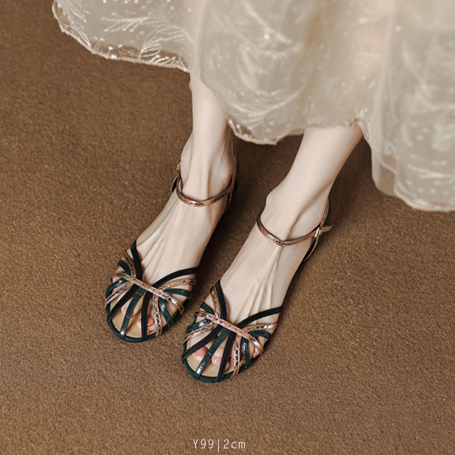 Dép sandal nữ quai dây 3 màu thoáng mát - Y99