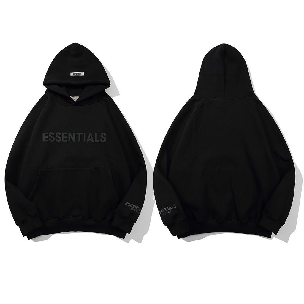 [FREESHIP] Áo Khoác Hoodie ESSENTIALS Sweater Unisex Nam Nữ Phối Nón Cao Cấp