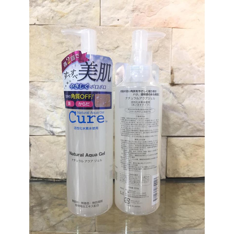 Tẩy da chết Cure Natural Aqua Gel 250g