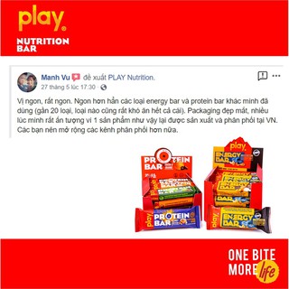 Thanh protein play vị bơ đậu phộng play protein bar peanut & butter - ảnh sản phẩm 8