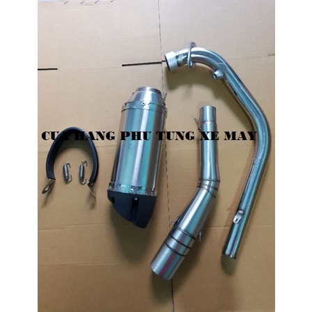 Pô AHM M3 kèm cổ 2 khúc gắn Ex135, Ex150, Ex155, Winner 150, Winner X, Sonic