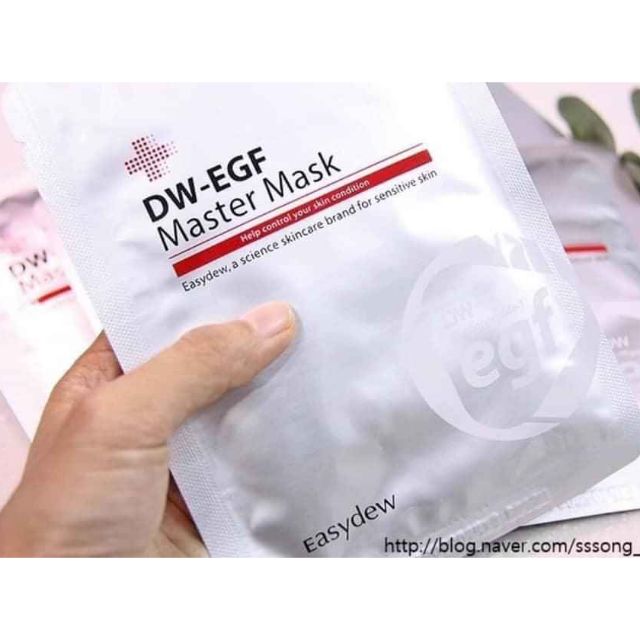 (Săn sale - đủ bill) Set 5 MẶT NẠ TẾ BÀO GỐC DW-EGF MASTER MASK EASYDE