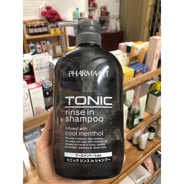 Dầu gội dành cho Nam Tonic Pharmaact 600ml nhật bản