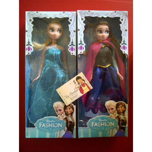 Mô Hình Búp Bê Anna Và Elsa Trong Phim Frozen Cao 30cm