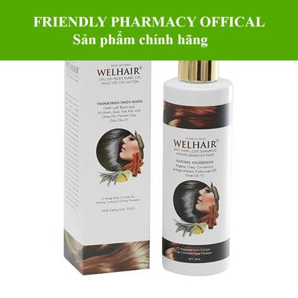 Dầu gội Welhair – Hỗ trợ ngăn ngừa rụng tóc, giúp tóc chắc khỏe (Chai 150g)