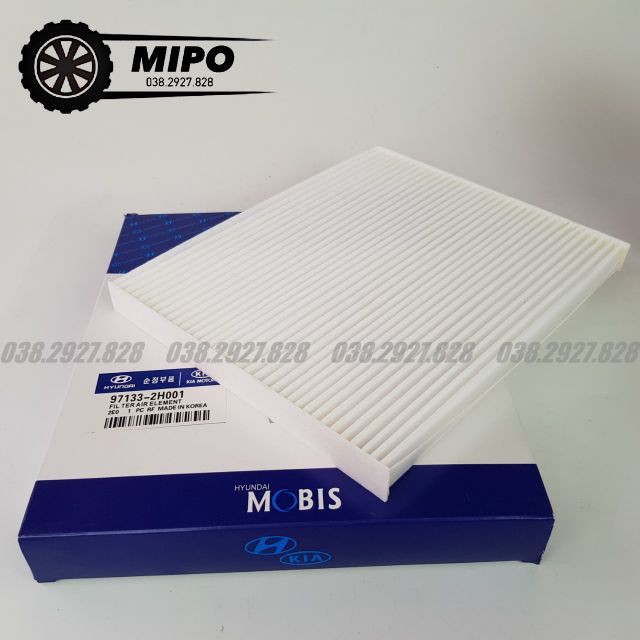 Lọc gió điều hòa, máy lạnh xe K3 (12-16), Cerato (16-18), Elantra (11-15), Avante, Creta, Rondo, Verna (Mã:971332H001)