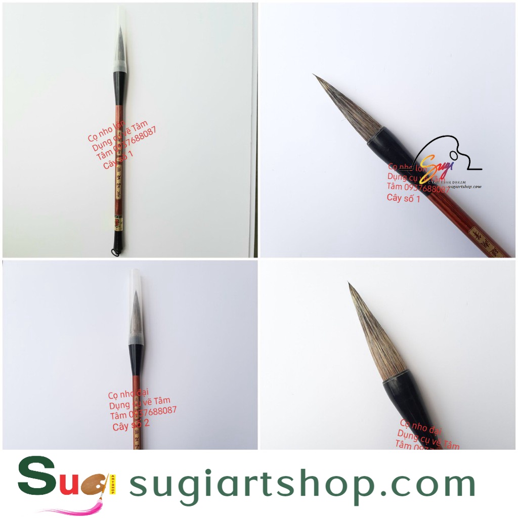 -Cọ thư pháp, bút lông thư pháp, Cọ viết hán tự cao cấp -