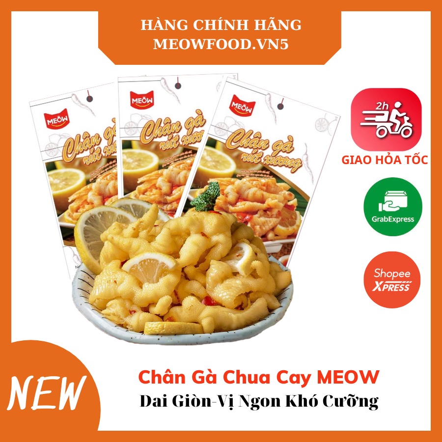 Chân gà rút xương Meow - Vị ngon khó cưỡng