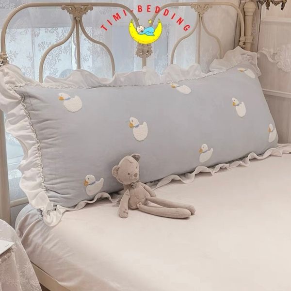 Gối tựa đầu giường nơ bèo cute đáng yêu, màu sắc nhẹ nhàng, trẻ trung - Timibedding