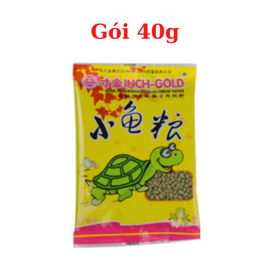 Thức Ăn Cho Rùa Nước, Cám Rùa Dinh Dưỡng Cao Cấp Dành Cho Rùa Inch Gold Gói 20g Và Gói 40g