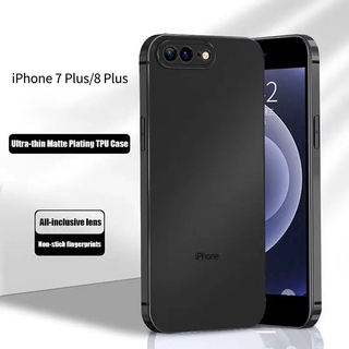 Ốp Điện Thoại Tpu Siêu Mỏng Mặt Nhám Chống Sốc Góc Vuông Cho Iphone 7 Plus Iphone 7 8 6 6S Plus