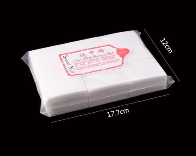 Set 1000 miếng bông cotton dùng để tẩy sơn móng chuyên dụng