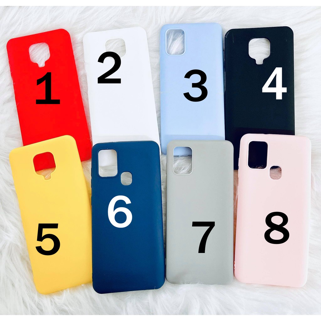 Ốp lưng silicon màu đt Oppo F9, A5, A3s, realme5, C3, C15, C25 A53 A9 2020 F11 pro, Reno 4 5 A15 A52