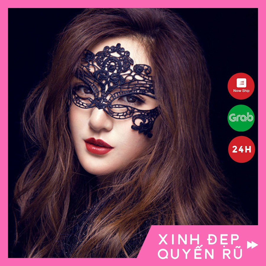 Mặt nạ cosplay ren gợi cảm - Đồ chơi hóa trang