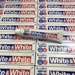 Kem đánh răng White and White Lion Nhật 150g
