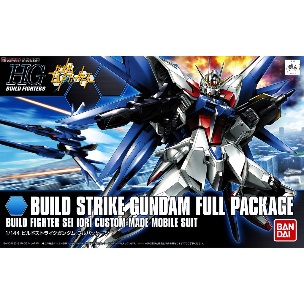 Mô hình lắp ráp Gundam Bandai HGBF 001 Build Strike Gundam Full Package