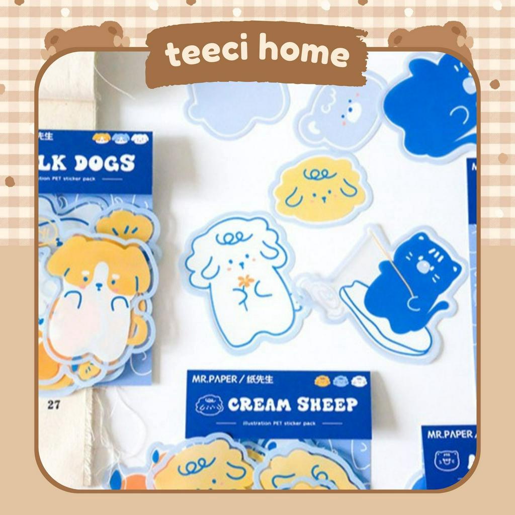 <Video Review> Set 20 Sticker Hình Dán Chú Gấu Trang Trí Điện Thoại Laptop Sổ Tay Nhật Ký Điện Thoại M006